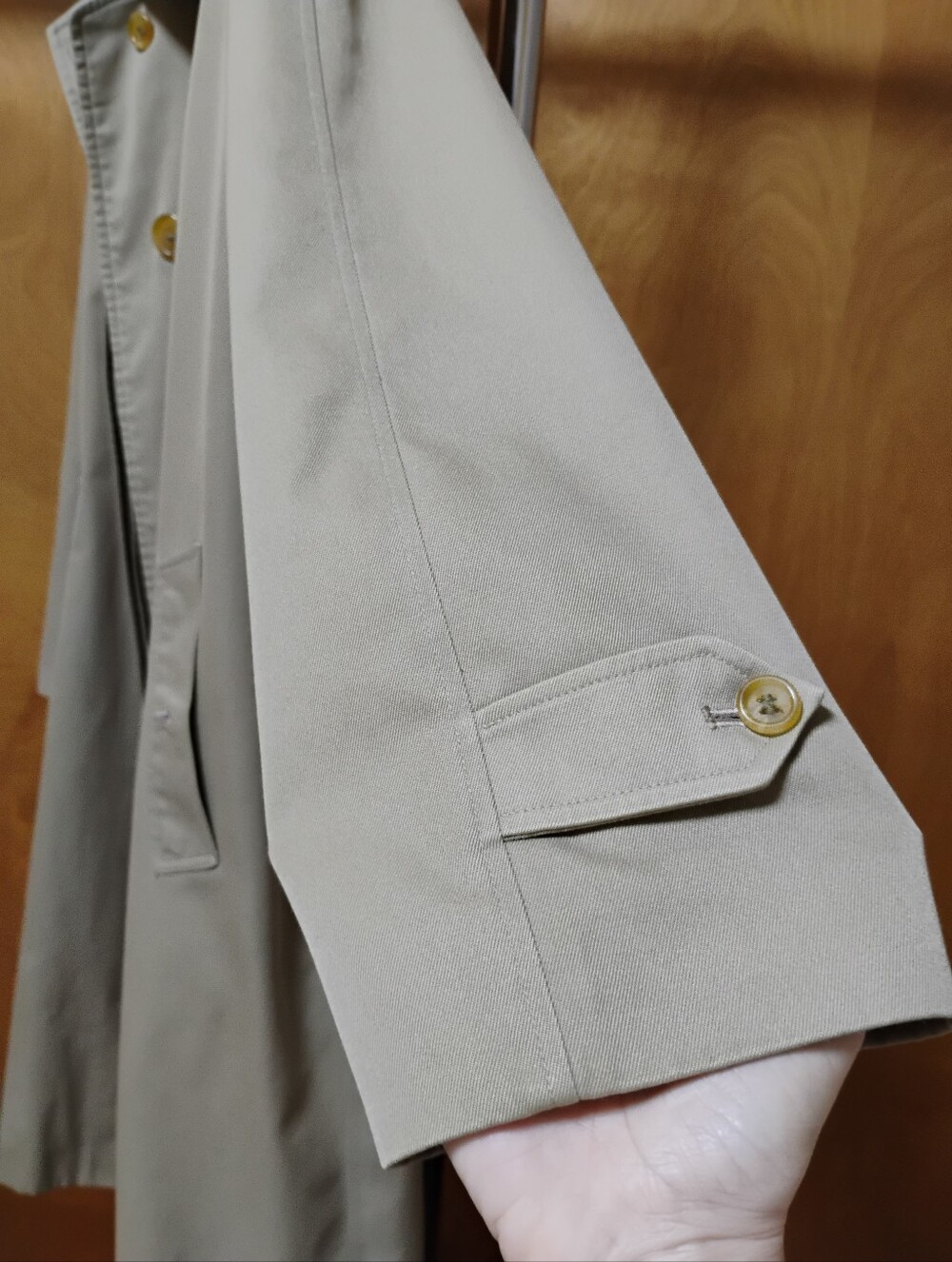 Vintage Burberry Trench Coat with Signature Check Lining - Picture 3 of 9
